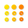 Color Snaps bouton pression jaune, plastique 12,4mm, 30 pièces (393004)