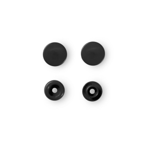 Color Snaps bouton pression noir, plastique 12,4mm, 30...