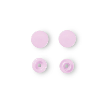 Color Snaps bouton pression rose, plastique 12,4mm, 30 pièces (393118)