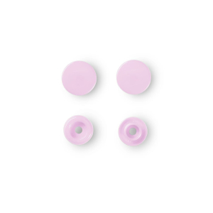 Color Snaps bouton pression rose, plastique 12,4mm, 30...
