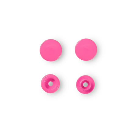 Color Snaps bouton pression pink, plastique 12,4mm, 30 pièces (393147)
