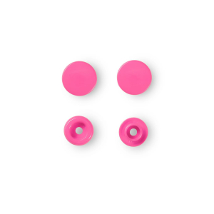 Color Snaps bouton pression pink, plastique 12,4mm, 30...