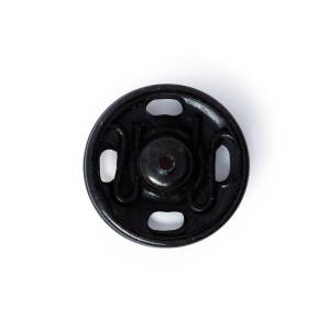 Bouton pression à coudre, 13mm, noir 6 pièces (341168)