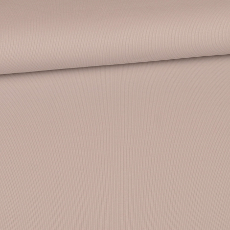 Jersey coton côtelé - uni gris clair
