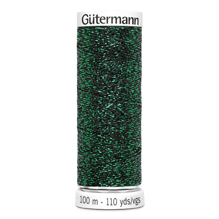 Gütermann Sparkly fil à coudre Nr. 9935 - 100m pour points décoratifs scintillants