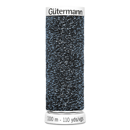 Gütermann Sparkly fil à coudre Nr. 9938 - 100m pour points décoratifs scintillants