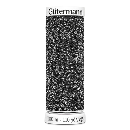 Gütermann Sparkly fil à coudre Nr. 9941 - 100m pour points décoratifs scintillants
