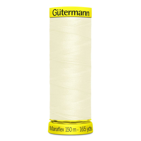 Gütermann Maraflex 150m - fil à coudre élastique pour tissus extensibles Nr. 1
