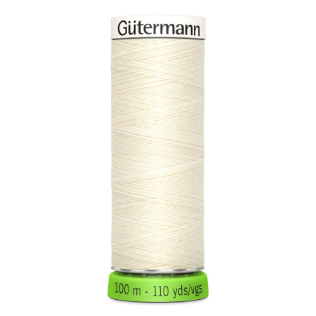 Gütermann fil pour tout coudre rPET Nr. 1 fil à coudre - 100m, Polyester recyclé