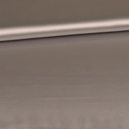 Tissu satin extensible - Uni gris clair