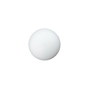 Poly-bouton oeillet boule 9mm blanc