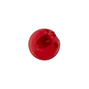 Poly-bouton oeillet boule 9mm rouge