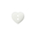 Poly-bouton 2L coeur 12mm blanc