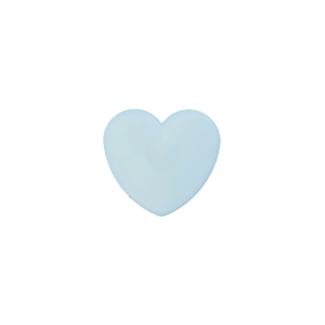 Poly-bouton oeillet cœur 12mm h-bleu