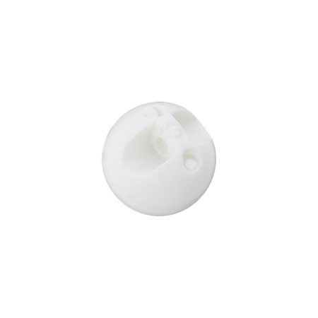 Poly-bouton oeillet boule 11mm blanc