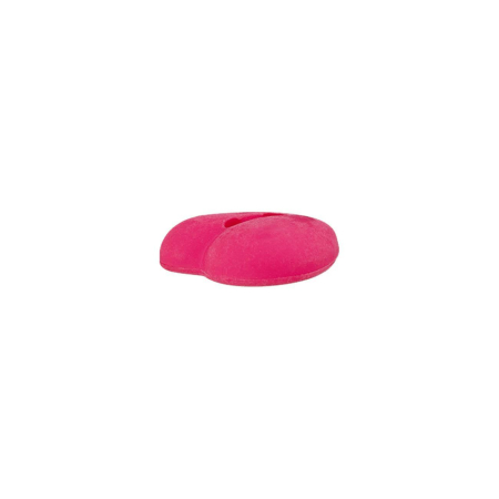 Poly-bouton 2L coeur 15mm pink