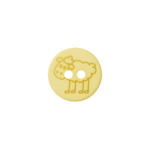 Poly-bouton mouton 2L 15mm jaune