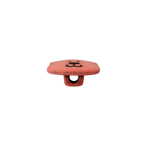 Poly-bouton oeillet ours 15mm rouge
