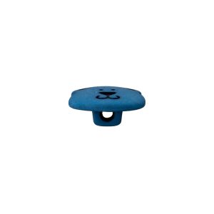 Poly-bouton oeillet ours 15mm bleu