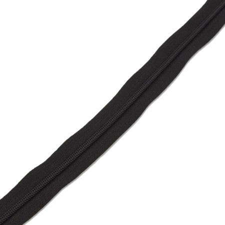 Fermeture à glissière sans fin noir (non séparable) avec spirale en plastique 3mm YKK 0678233 Nr. 580