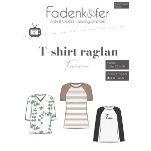 Fadenkäfer patron de couture papier T-shirt raglan femme