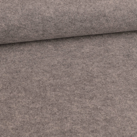 Feutrine Uni gris clair chiné 1,5 mm