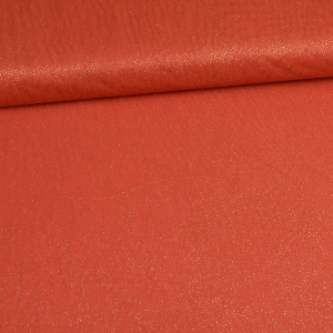 Tissu tulle pailleté Soft - rouille gold