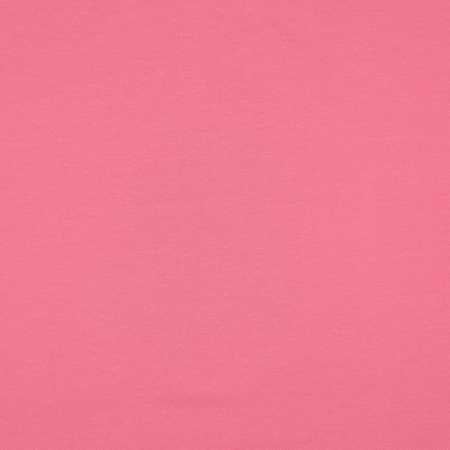 Tissu en bords-côtes bio Amelie Uni rose