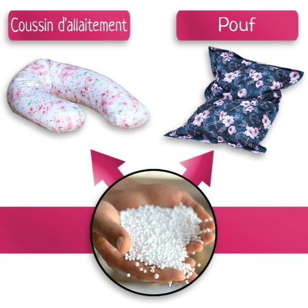 EPS perles billes de polystyrène remplissage pour poufs, coussins et  peluches | Made in Germany - Certifié alimentaire !