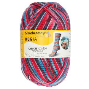 REGIA Laine à chaussettes Color Design Line 4 fils, 03859 Tana 100g