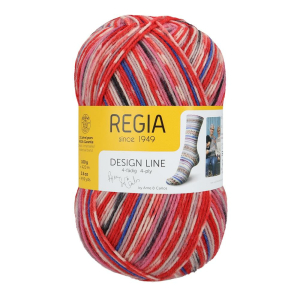 REGIA Laine à chaussettes Color Design Line 4...