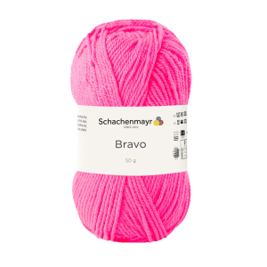 Schachenmayr Bravo, 08234 Neon Pink 50g