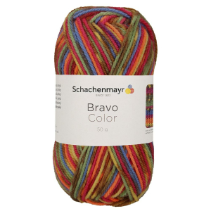 Schachenmayr Bravo Color, 02085 Rainbow Jacq. 50g