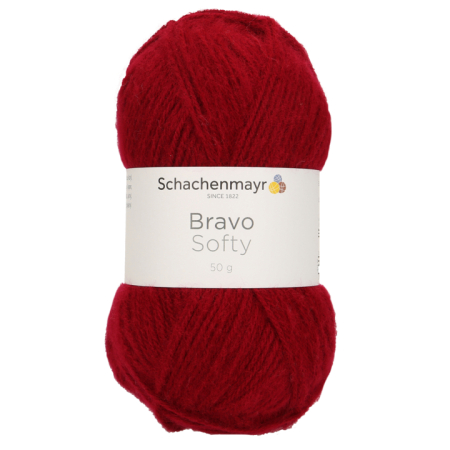 Schachenmayr Bravo Softy, 08222 bordeaux 50g