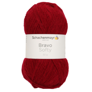 Schachenmayr Bravo Softy, 08222 bordeaux 50g