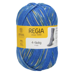 REGIA Laine à chaussettes Color 4 fils, 01281...