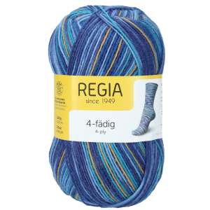 REGIA Laine à chaussettes Color 4 fils, 01304...