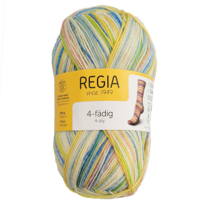REGIA Laine à chaussettes Color 4 fils, 03792...