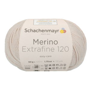 Schachenmayr laine mérnios Extrafine 120, 00103 lin 50g