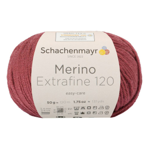Schachenmayr laine mérnios Extrafine 120, 00128 Marsala 50g