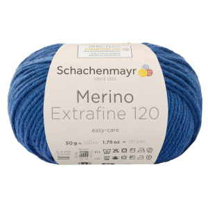 Schachenmayr laine mérnios Extrafine 120, 00154 Jeans 50g