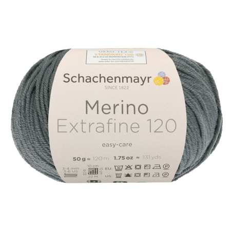Schachenmayr laine mérnios Extrafine 120, 00162 Gob Blau 50g