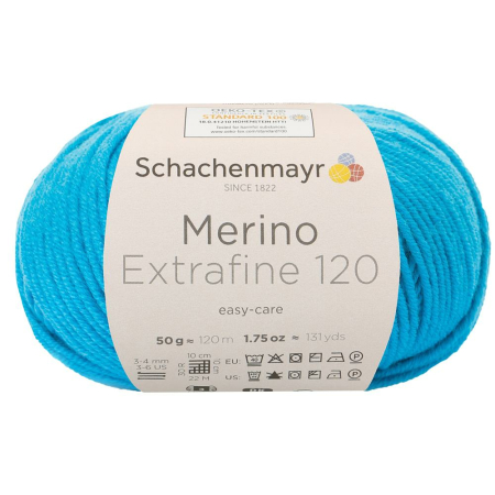 Schachenmayr laine mérnios Extrafine 120, 00168 Capri 50g