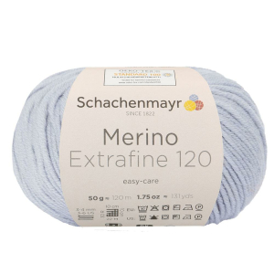 Schachenmayr laine mérnios Extrafine 120, 10192 Silber 50g