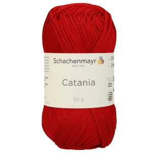 Schachenmayr Catania coton, 00115 Signalrot 50g