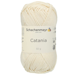 Schachenmayr Catania coton, 00130 Creme 50g
