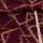 1 morceau restant 1,15m de jersey de viscose motif carré - Bordeaux