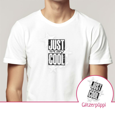 Motif à repasser en exclusivité Glitzerpüppi Just Stay Cool