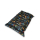Chillstar pouf imprimé intérieur / extérieur Manette arc-en-ciel sur noir | 130 litres 90 x 135 cm