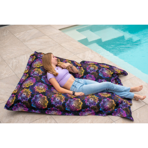 Chillstar pouf imprimé XXL intérieur /...